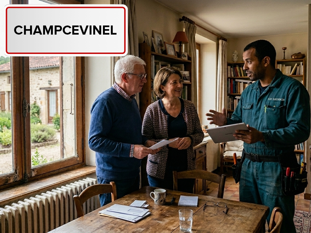 Installation de pompe à chaleur à Champcevinel (24750) en Dordogne