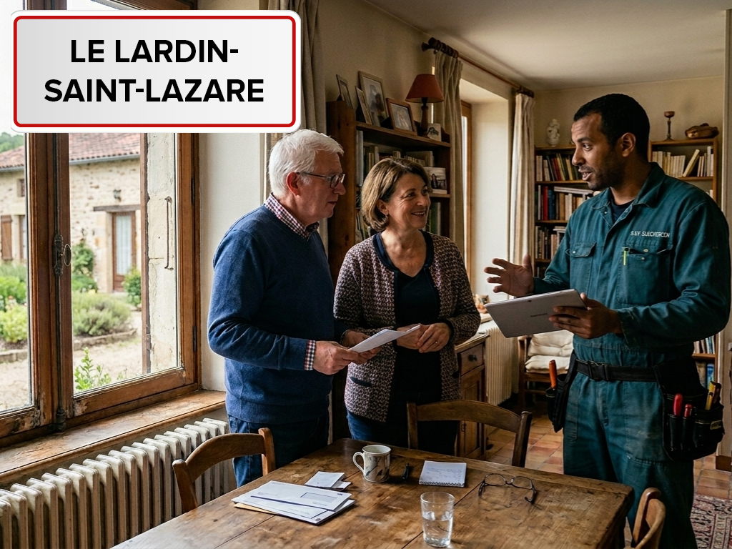 Installation de pompe à chaleur à Le Lardin-Saint-Lazare (24570) en Dordogne